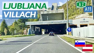 LJUBLJANA (Slovenia) - VILLACH (Austria) | Karawanken tunnel