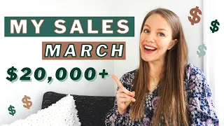 What SOLD March 2022 + My Total Sales on Poshmark & eBay