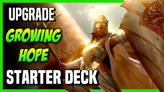 How to Upgrade the GROWING HOPE Starter Deck - Magic Arena