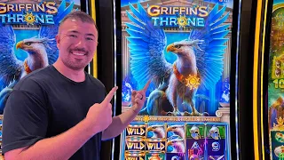 Huge Comeback On Our LAST BET! 🎰 Griffins Throne Slot Machine