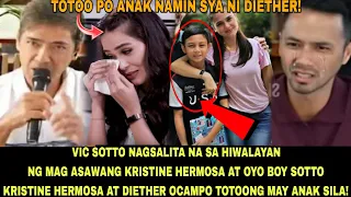 Vic Sotto Nagsalita na sa Hiwalayan ni Oyo Boy Sotto ky Kristine Hermosa!Kristine at Diether my anak