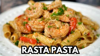 How To Make The Most Flavorful Pasta Ever - (Shrimp Rasta Pasta Recipe)