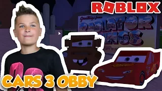 SAVE LIGHTNING MCQUEEN !! CARS 3 ADVENTURE OBBY | ROBLOX PARKOUR