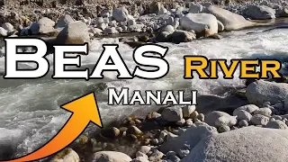 Beas River in Manali, Himachal Pradesh, India in 4k ultra Hd