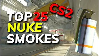 Top 25 Essential Nuke Smokes CS2