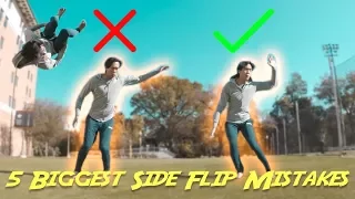 5 Biggest Side Flip Mistakes | Perfect Your Side Flip