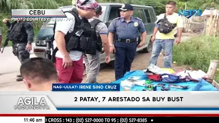 2 patay, 7 arestado sa buy bust operation sa Talisay, Cebu