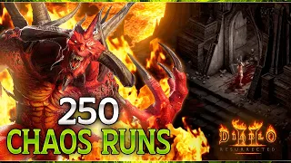 I RAN 250 CHAOS SANCTUARY Runs on Ladder - Crazy Necro Circlet and many other GG Drops !!! D2R