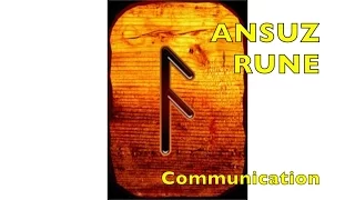 ANSUZ Rune - Divine Communication