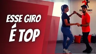 Como Fazer o Giro Duplo no Sertanejo Universitário - Aula de dança