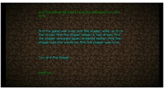 Minecraft Poem/Credits With the Poem/Credits Music