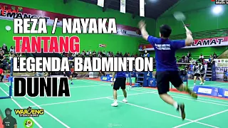 Reza Pahlevi / Nayaka Dibuat Frustasi Lawan Legenda Badminton Indonesia. Unstoppable Smash 😱