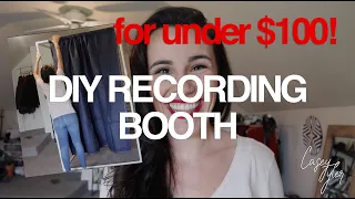 DIY | Recording Vocal Booth Tutorial for Under $100
