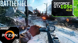 Battlefield 5 - Multiplayer : GTX 1050 Ti 4GB + Ryzen 5 2600 (Low & Medium Settings)