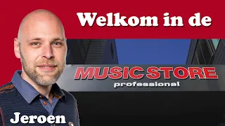 Welkom in de MUSIC STORE! Een rondleiding met onze ondersteunende medewerker Jeroen