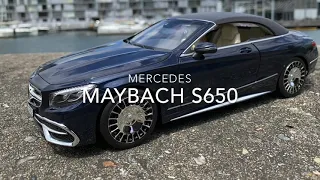 Mercedes Maybach S650 Cabriolet Diecast 1:18-Norev#diecast #mercedes #luxurycars #car