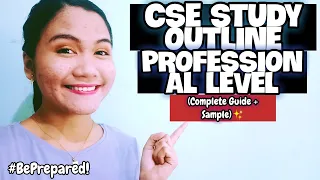 STUDY OUTLINE FOR CIVIL SERVICE EXAM PROFESSIONAL LEVEL (GUIDE + SAMPLE - TAGALOG) | NAYUMI CEE✨