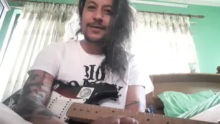 SARAD SHRESTHA | Timro Najarley (the axe band) GUITAR SOLO PLAYTHROUGH