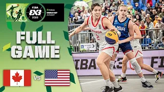 Canada v USA | Women Quarter-Final | Full Game | Crelan FIBA 3x3 World Cup 2022