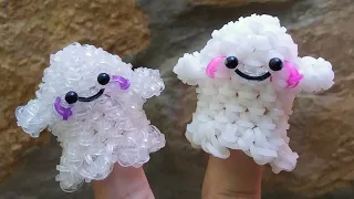 Mini Loomigurumi Ghost Tutorial (Rainbowloom)