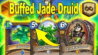 NEW Buffed Jade Druid Is Back In 2023! Wild Only Expansion Caverns of Time Is Here! | Hearthstone