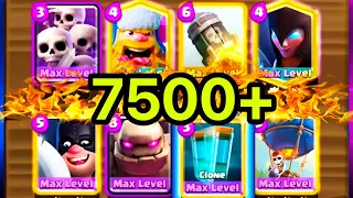 Самая дикая колода в ТОП-100 мира! Голем Шар / Clash Royale