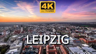 Walking in Leipzig/Germany {4K} City Tour