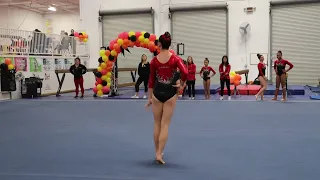 Reagan Hoffmann Floor Smokin' Hot Classic 2022 Wildfire Gymnast Level 7