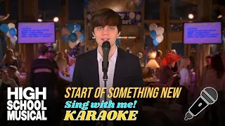 Start of Something New (Troy's part only - Karaoke) from High School Musical