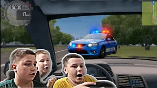 ВЗЯЛ У БАТИ МАШИНУ ПОКАТАТЬСЯ (CITY CAR DRIVING С РУЛЁМ)