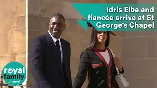 Idris Elba arrives at Royal Wedding 2018 of Prince Harry and Meghan Markle