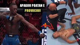 APAGOU POATAN! Israel Adesanya NOCAUTEIA Alex Poatan FORMA BRUT4L no UFC 287 e PROV0CA Brasileiro