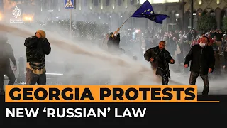 Georgia protests turn violent over new ‘Russian’ law | Al Jazeera Newsfeed