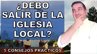 ¿CUANDO SALIR DE UNA IGLESIA? - #edgarescobar  ,  #biblialibre