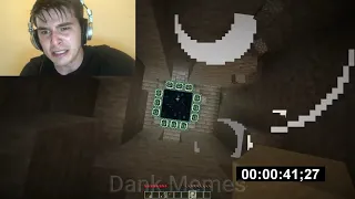 Sweaty speedrunner Minecraft world record