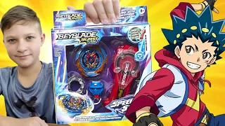 Бейблэйд Волтраек В6 - ОБЗОР, БИТВЫ и КОДЫ! Beyblade Burst 6 season Valkyrie V6 на Супер Тима