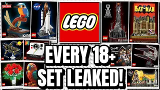 EVERY Lego 18+ 2024 SET LEAKED! (35+ Sets!)