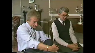 1987 June - Lotus, Gérard Ducarouge & Peter Warr comment F1 active suspension 99T 1st win at Monaco