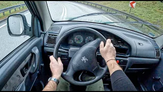 2001 Peugeot Partner [1.9 D 70HP] | POV Test Drive #1024 Joe Black