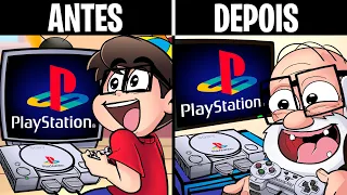 15 JOGOS de PS1 que eu MAIS JOGUEI até não AGUENTAR MAIS