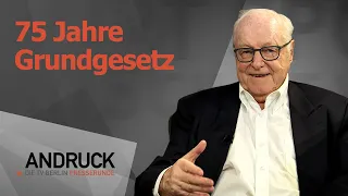 Andruck der Pressetalk -  75 Jahre Grundgesetz - 75 Jahre Bundesrepublik Deutschland