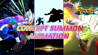 Vegito Blue Vs Corrupted Merged Zamasu What-If Summon Animation- DB Legends 3rd Year Anniversary