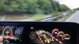 2018 Mercedes G63 AMG 0-240 km/h Topspeed on German Autobahn