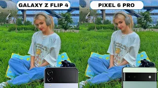 Samsung Galaxy Z Flip 4 Vs Google Pixel 6 Pro | Camera Test