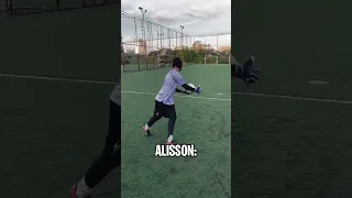 Recriei a assistência do Alisson