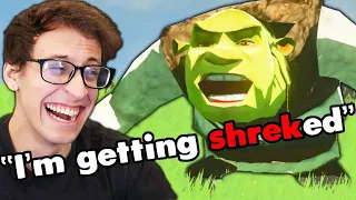 Zelda, but if I say "Shrek" then 10 Shreks spawn (PointCrow reupload)