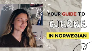 How to use "gjerne" in Norwegian! ~ A very versatile word 🤓⚡️