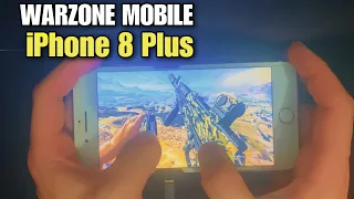 Handcam!! iPhone 8 Plus 🔥 Warzone Mobile Gameplay