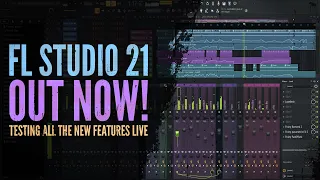 FL Studio 21 is OUT NOW! Checking ALL the new features live!
