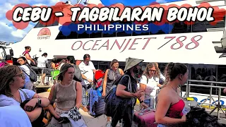 🐵 [HD #CEBU #BOHOL 🇵🇭] CEBU CITY to TAGBILARAN CITY BOHOL via OCEANJET FERRY